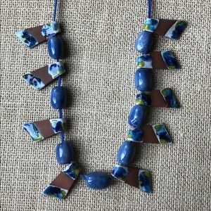 Statement Necklace - Glazed Pottery